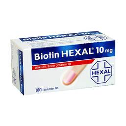 Abbildung: Biotin Hexal 10 mg Tabletten Tabletten, 100 St PZN 02894148