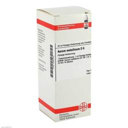 Abbildung: DHU Aurum metallicum D 6 Dilution Dilution, 50 ml PZN 02894160
