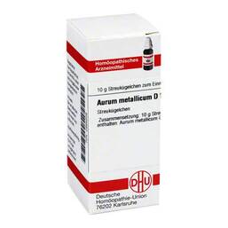 Abbildung: DHU Aurum metallicum D 10 Globuli Globuli, 10 g PZN 02894208