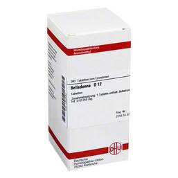Abbildung: Belladonna D 12 Tabletten Tabletten, 200 St PZN 02894585