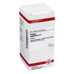 Abbildung: DHU Calcium sulfuricum D 6 Tabletten Tabletten, 200 St PZN 02895395