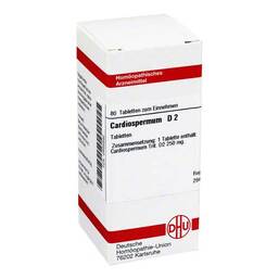 Abbildung: Cardiospermum D 2 Tabletten Tabletten, 80 St PZN 02895892