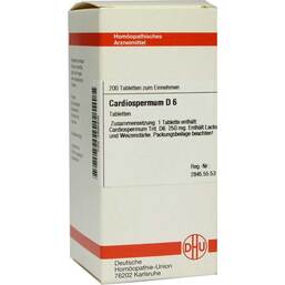 Abbildung: DHU Cardiospermum D 6 Tabletten Tabletten, 200 St PZN 02895946