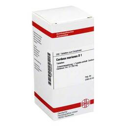 Abbildung: DHU Carduus marianus D 1 Tabletten Tabletten, 200 St PZN 02896006