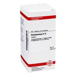 Abbildung: DHU Cholesterinum D 12 Tabletten Tabletten, 200 St PZN 02896673
