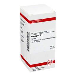 Abbildung: DHU Crataegus D 1 Tabletten Tabletten, 200 St PZN 02897342