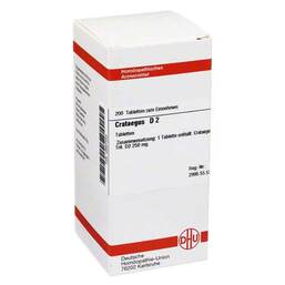 Abbildung: DHU Crataegus D 2 Tabletten Tabletten, 200 St PZN 02897359