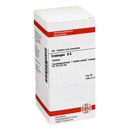 Abbildung: DHU Crataegus D 6 Tabletten Tabletten, 200 St PZN 02897388