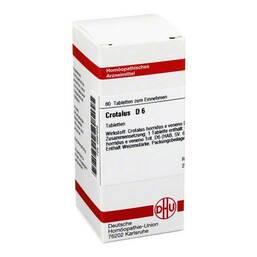 Abbildung: DHU Crotalus D 6 Tabletten Tabletten, 80 St PZN 02897508