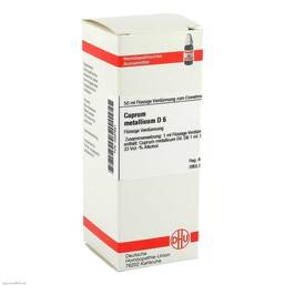 Abbildung: DHU Cuprum metallicum D 6 Dilution Dilution, 50 ml PZN 02897661