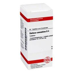 Abbildung: DHU Datisca cannabina D 4 Tabletten Tabletten, 80 St PZN 02897885