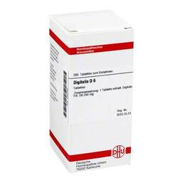 Abbildung: DHU Digitalis D 6 Tabletten Tabletten, 200 St PZN 02897945
