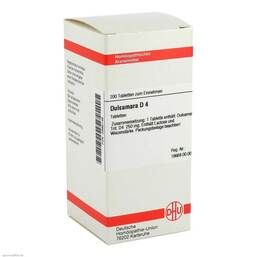 Abbildung: DHU Dulcamara D 4 Tabletten Tabletten, 200 St PZN 02898146