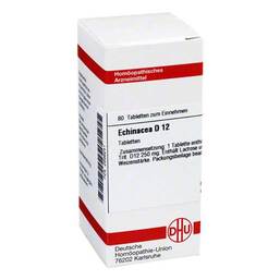 Abbildung: DHU Echinacea HAB D 12 Tabletten 80 St, Tabletten PZN 02898241