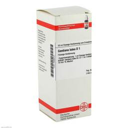 Abbildung: DHU Gentiana lutea D 1 Dilution Dilution, 50 ml PZN 02899200