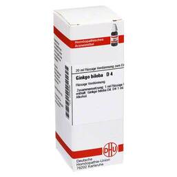 Abbildung: Ginkgo biloba D 4 Dilution Dilution, 20 ml PZN 02899298