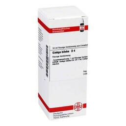 Abbildung: DHU Ginkgo biloba D 4 Dilution Dilution, 50 ml PZN 02899306