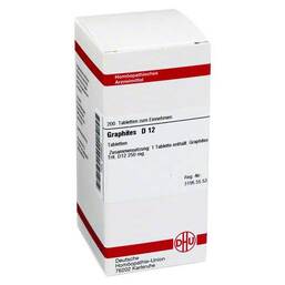 Abbildung: DHU Graphites D 12 Tabletten Tabletten, 200 St PZN 02899602
