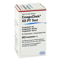 Abbildung: Coaguchek XS PT Test 24 St, Teststreifen PZN 02900311