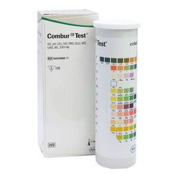 Abbildung: Combur 10 Test Teststreifen 100 St, Teststreifen PZN 02902310