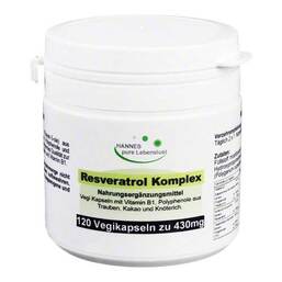 Abbildung: Resveratrol Komplex Vegi Kap Kapseln, 120 St PZN 02904421