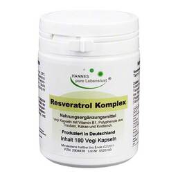 Abbildung: Resveratrol Komplex Vegi Kap Kapseln, 180 St PZN 02904438