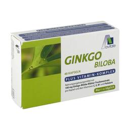 Abbildung: Ginkgo 100 mg Kapseln + B1 + C + E Kapseln, 48 St PZN 02909329