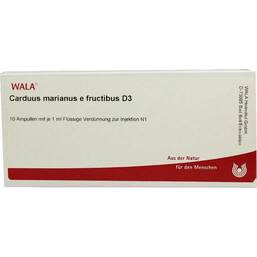 Abbildung: Carduus marianus E fructibus D 3 Ampullen Ampullen, 10X1 ml PZN 02910918