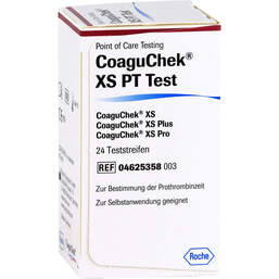 Abbildung: Coaguchek XS PT Test 24 St, Teststreifen PZN 02913561