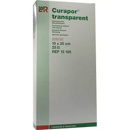 Abbildung: Curapor Wundverband transparent 10x25 cm steril 25 St, Pflaster PZN 02914187