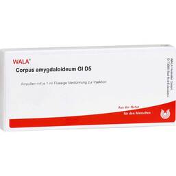 Abbildung: Corpus Amygdaloideum GL D 5 Ampullen 10X1 ml, Ampullen PZN 02915123