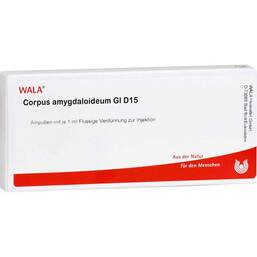 Abbildung: Corpus Amygdaloideum GL D 15 Ampullen 10X1 ml, Ampullen PZN 02915235