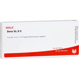 Abbildung: Dens GL D 5 Ampullen 10X1 ml, Ampullen PZN 02916594