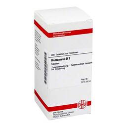 Abbildung: Hamamelis D 3 Tabletten Tabletten, 200 St PZN 02924033