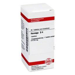 Abbildung: DHU Haronga D 4 Tabletten Tabletten, 80 St PZN 02924205