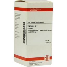 Abbildung: Haronga D 4 Tabletten Tabletten, 200 St PZN 02924211