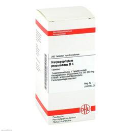 Abbildung: DHU Harpagophytum procumbens D 6 Tabletten Tabletten, 200 St PZN 02924286