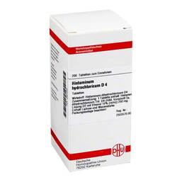 Abbildung: Histaminum hydrochloricum D 4 Tabletten Tabletten, 200 St PZN 02924530