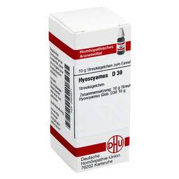 Abbildung: DHU Hyoscyamus D 30 Globuli Globuli, 10 g PZN 02924671