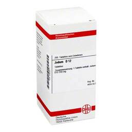 Abbildung: Jodum D 12 Tabletten Tabletten, 200 St PZN 02925311