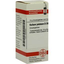 Abbildung: DHU Kalium jodatum D 200 Globuli Globuli, 10 g PZN 02925564