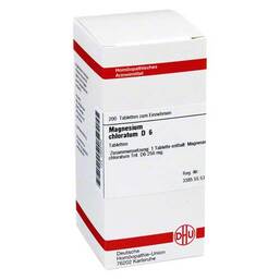 Abbildung: DHU Magnesium chloratum D 6 Tabletten Tabletten, 200 St PZN 02926782