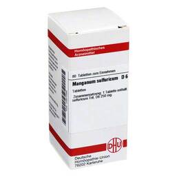 Abbildung: DHU Manganum sulfuricum D 6 Tabletten Tabletten, 80 St PZN 02927066