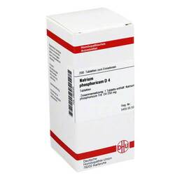 Abbildung: Natrium phosphoricum D 4 Tabletten Tabletten, 200 St PZN 02928083