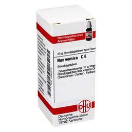 Abbildung: DHU Nux vomica C 6 Globuli Globuli, 10 g PZN 02928309