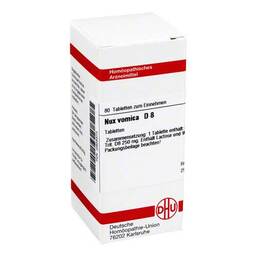 Abbildung: DHU Nux vomica D 8 Tabletten 80 St, Tabletten PZN 02928373