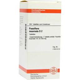 Abbildung: Passiflora incarnata D 2 Tabletten Tabletten, 200 St PZN 02928775