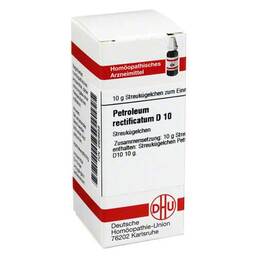Abbildung: Petroleum rectificatum D 10 Globuli Globuli, 10 g PZN 02928858