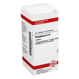 Abbildung: DHU Phosphorus D 10 Tabletten Tabletten, 80 St PZN 02929059