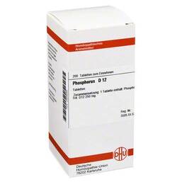 Abbildung: DHU Phosphorus D 12 Tabletten Tabletten, 200 St PZN 02929088